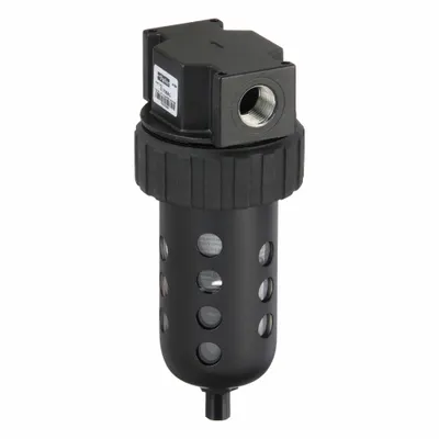 Parker Compressed Air Filter: Particulate, 1/2 in NPT, 40 micron, 130 cfm - Parker FRL Air Filters