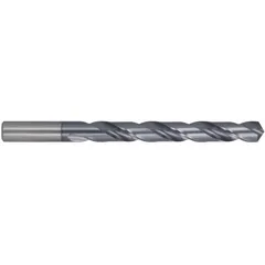 General-purpose jobber-length drill bit made from high-speed steel with a titanium carbonitride (TiCN) coating. Features a 12 mm diameter and 118° point angle for drilling precise holes in metal, wood, and plastics. Suitable for machining and fabrication applications.