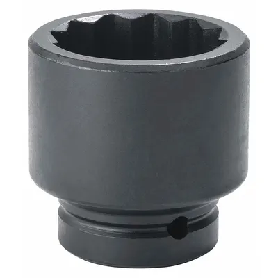 PROTO Impact Socket: 1 in Drive Size, SAE, 2 3/8 in Socket Size, 12-Point, Std - 1" Drive Impact Sockets