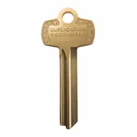 Key Blank: Compatible with BEST Locks, DD Keyway Type, Key ID # KS915, 7 Pins, Brass, Nickel Plated (MPN 7AS1DD1KS915KS800)