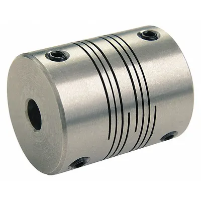 RULAND MANUFACTURING Motion Control Coupling: 3° Angular Misalignment, 8 mm Bore Dia 1, Set Screw - High-Precision Set Screw Beam Shaft Couplings