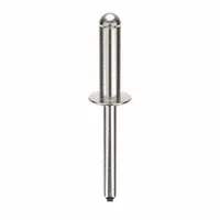 Blind Rivet,2 12/71" L,0.249" dia,PK100: Inch, 2 11/64 in Overall Lg, 27/32 in Body Lg, Dome, 100 PK (MPN AD810ABS203)