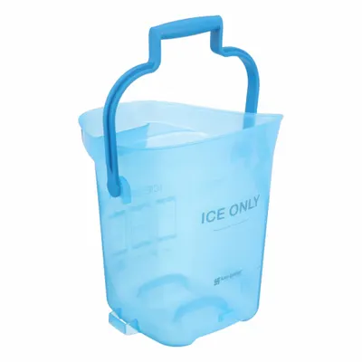 SAN JAMAR Ice Tote, Blue Plastic, 13 1/4 x 13 1/4 x 16 in - Ice Totes