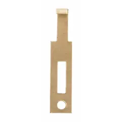 Grounding tab replacement part for heat gun hardware. Used to maintain electrical grounding in compatible equipment, helping prevent static buildup during heating operations.