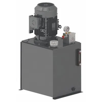MONARCH Hydraulic Power Unit: 3.7 gpm, 2,000 psi Max. Pressure, 5 hp - Standard AC Hydraulic Power Units
