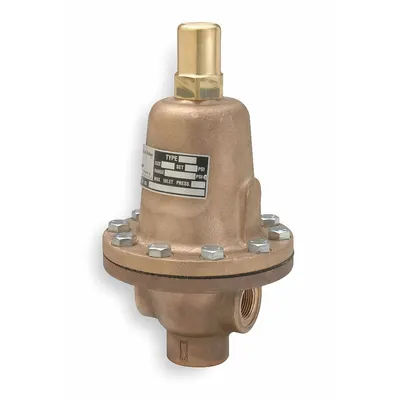 CASH VALVE Bronze General Purpose Pressure Regulator, 1/2 in x 1/2 in, 0-25 psig - Bronze General Purpose Pressure Regulators
