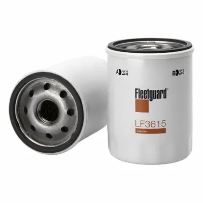 FLEETGUARD Automotive Oil Filter: B37, LF3615, 4 5/16 in Overall Ht, 12 3/8 in Overall Lg - Spin-On Oil Filters