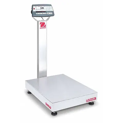 OHAUS Defender 5000 Column-Mounted Bench Scale - Bench Scales with Column-Mounted Indicator