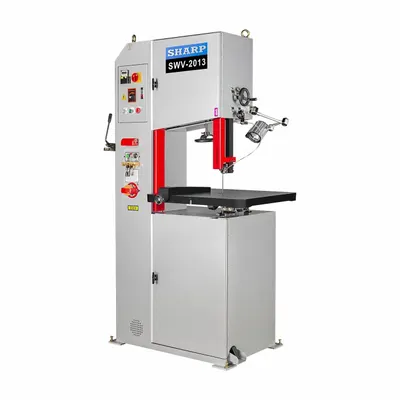 SHARP Vertical Contour Band Saw: 19 7/10 in Throat Dp - Vertical, 118 to 1902 SFPM - Manual Vertical Metal-Cutting Band Saws