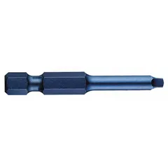 This impact-rated power bit is designed for driving fasteners in high-torque applications. It features a #3 bit size with S3 industry sizing and a standard length hex shank. Supplied in a 50-pack for industrial assembly, maintenance, and repair tasks.