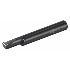 Indexable toolholder for parting and grooving operations. Designed to hold indexable carbide inserts for cut-off and groove cutting in turning applications. Suitable for use on CNC lathes and manual turning machines.