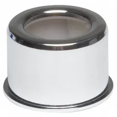 Brass socket assembly for bedpan washer and flush valve systems. Used to connect and secure the operating mechanism in institutional plumbing applications.