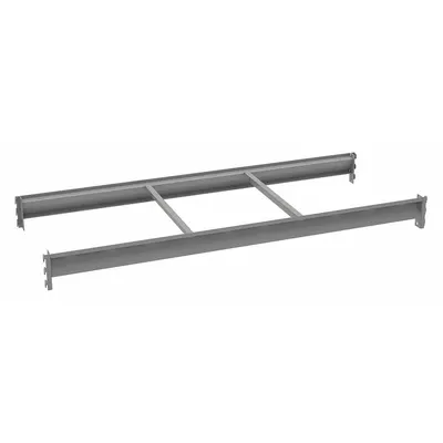 TENNSCO Bulk Storage Deck Level: 60 in x 24 in x 3 5/8 in, 14 ga Beams - Open Deck Bulk Rack Shelf Kits