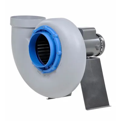Plastec Blower: 11 7/8 in Wheel Dia, Direct Drive, Includes Drive Pack - Corrosion-Resistant Direct-Drive Blowers