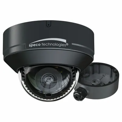 SPECO TECHNOLOGIES Dome Camera: Dome, Fixed, 2.8 mm Max Focal Lg, 4MP, RJ45 - Varifocal Network IP Video Cameras
