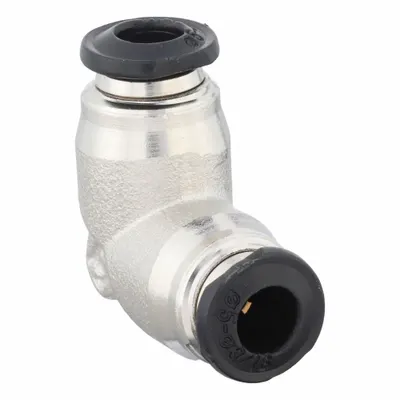 AIGNEP USA Nickel-Plated Brass Push-to-Connect Elbow Fitting - Nickel-Plated Brass Tube Fittings