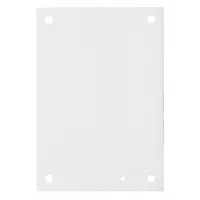 WIEGMANN Interior Panel: Back Panel Panel, 13 in Overall Ht, 9 in Overall Wd, Steel, Powder Coated (MPN NP1612)