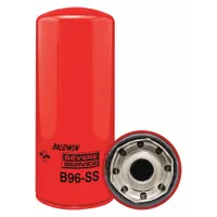 BALDWIN FILTERS Oil Filter: B96-SS, 1 1/2"-12 Thread Size, 11 5/16 in Overall Ht, Oil, Cummins
