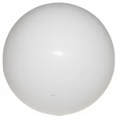PTFE check ball designed for 2-inch pump sizes, weighing 0.626 lb. Used as a one-way sealing element in pump check valves to prevent backflow in fluid-handling systems.