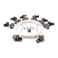 DAYTON Festoon System Kit: Wire Rope, 40 ft – 40 ft, 54 ft Min Cable/Hose Required, Round