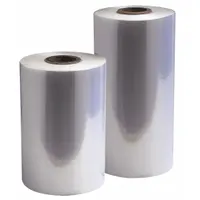 Heat Activated Shrink Film: 60 ga Thick, 14 in Roll Wd, 4,375 ft Roll Lg, Clear, 240°F (MPN IK6F1400)