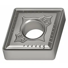 Diamond indexable turning insert available in two size designations: CNMG432-NRT WSM20S and CNMG120408-NRT WSM20S. Suitable for precision turning of non-ferrous materials, composites, and abrasive alloys in general machining applications.