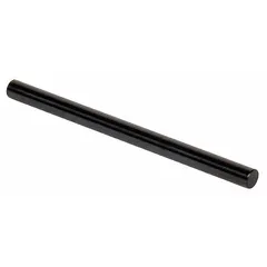 Steel plug and pin gauge with black oxide finish, 0.1180 in diameter. Class ZZ no-go (minus) gauge with 0.00020 in tolerance and 10 microinch or better surface finish. Used to verify that a hole's diameter does not exceed its maximum allowable size in quality control applications.