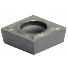 Diamond indexable turning insert for precision turning operations. Designed for machining hard materials, providing wear resistance and surface finish. Suitable for general turning applications in metalworking.