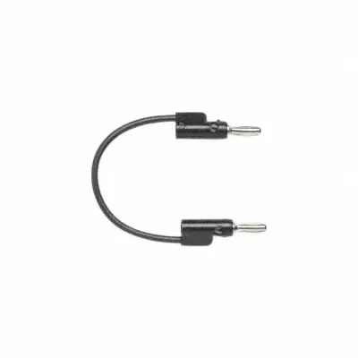 POMONA Test Leads: 4 in Lg, 15 A Max Current Measurement - Banana Jack to Pin Adapters