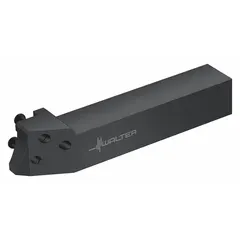 The WALTER MSS-E32L00-85-E is an indexable toolholder for parting and grooving operations on CNC lathes and turning centers. It accommodates compatible indexable inserts for cutting off workpieces and creating grooves in metalworking applications.