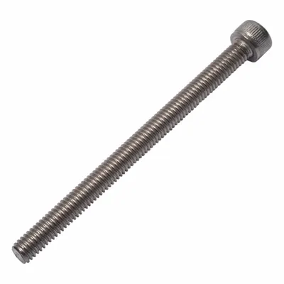 ALLIED TITANIUM Socket Head Cap Screw: M6x1.00 Thread Size, 80 mm Lg, Std, Plain, Titanium - Metric System Standard Socket Head Cap Screws