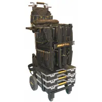 MOBILE SHOP Tool Utility Cart: Black / Black Drawer, 22 in Wd, 26 in Dp, 39 in Ht, No Lid, 0 Drawers (MPN MS-CEC-Empty)