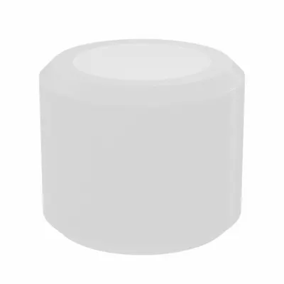 BUNTING BEARINGS Sleeve Bearing: Nylon, 1/4 in Bore, 3/8 in OD, 5/16 in Overall Lg, Off-White - General Purpose Plastic Sleeve Bearings
