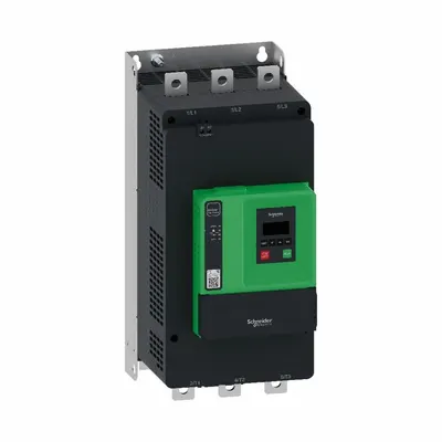 SCHNEIDER Soft Start: 208-600V AC, 410 A Output Current, With Bypass, IP00, 60/50 Hz - Schneider Altistart ATS 430