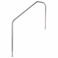 SPECTRUM Stair Rail: 18 in Setback, Dia 1.9 in, 0.065 in Thick, Fixed Legs, 74 in Ht, 72 in Wd, 304L (MPN 35013-72-.065)