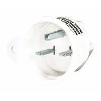 Straight Blade Inlet: 6-15P, White, 250V AC, 15 A, 2 Pole, 3 Blade (MPN 5678)