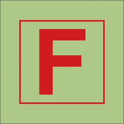 IMO (International Maritime Organization) Safety Sign: Vinyl, Adhesive Sign Mounting - Square Fire Station Symbol Signs
