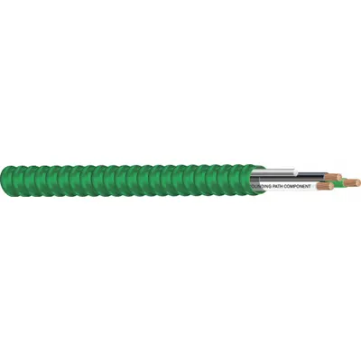SOUTHWIRE Metal Clad Armored Cable: 12 AWG, 2 Conductors, Stranded, 1,000 ft, 600 V Volt - Healthcare Metal-Clad Building Cables