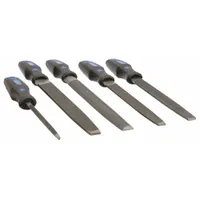 File Set: Includes Handle, 5 Pieces, Bastard Cut/Smooth Cut, Pouch (MPN 1NFK7)