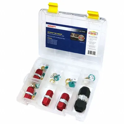 AIRSEPT 76050 Line Splice Straight SAE Fitting - Fleet and Vehicle Maintenance