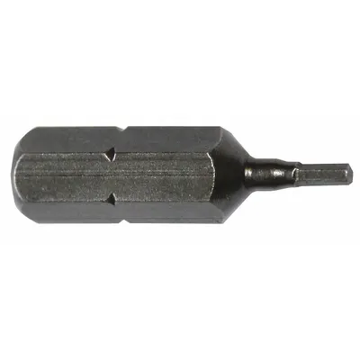 APEX Insert Bit: Insert Bit, Metric, Hex Head, 2.5 mm Bit Industry Size, Std - Hex Insert Bits