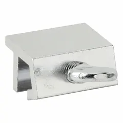 This non-handed sliding window lock from PRIME-LINE is designed for sash mounting on sliding windows. It features a silver finish, includes a handle, and has an overall length of 1/2 inch. The lock secures the sash in a closed position, suitable for residential and light commercial applications.