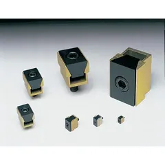 Steel clamp with a smooth face and 1/4"-20 bolt, supplied in a pack of 6. Used in machining and fixturing to hold workpieces during milling, drilling, or grinding operations.