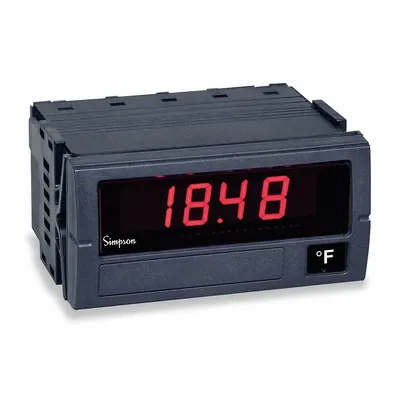 SIMPSON ELECTRIC Digital Panel Meter: 9,999.9 Display Span - Max, 120 V AC - Multi-Function Digital Panel Meters