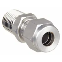 HAM-LET Compression Fitting Adapter: 12 mm OD x 1/2 in Pipe Fitting Size, Compression x MNPT (MPN 768L-SS-12MM X 1/2)