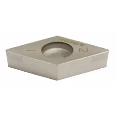 Diamond indexable turning inserts for precision machining of non-ferrous materials such as aluminum alloys and composites. Suitable for turning and finishing operations in general metalworking applications.