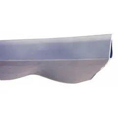 This PVC brush seal is used to seal gaps around garage doors, loading docks, and industrial doorways. It blocks drafts, dust, insects, and debris while allowing door movement. Includes a 3/4 in to 1 in rigid holder section. Brush length is 1 in, and composite width is 100 ft.