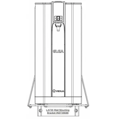 ELGA LA735 Wall Mounting Kit for PF2XXXXM1 - Water Purification System Wall Mounting Kits