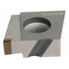 Diamond indexable turning insert for parting and grooving operations. Used in CNC lathes and turning centers for cutting off workpieces and creating grooves. Manufacturer part number CGAL1504400-BN2000.