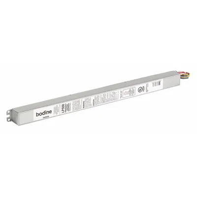 BODINE Emergency Fluorescent Ballast: 55 W Max. Bulb Watts, 120/277V AC - Reduced-Profile Emergency Ballasts